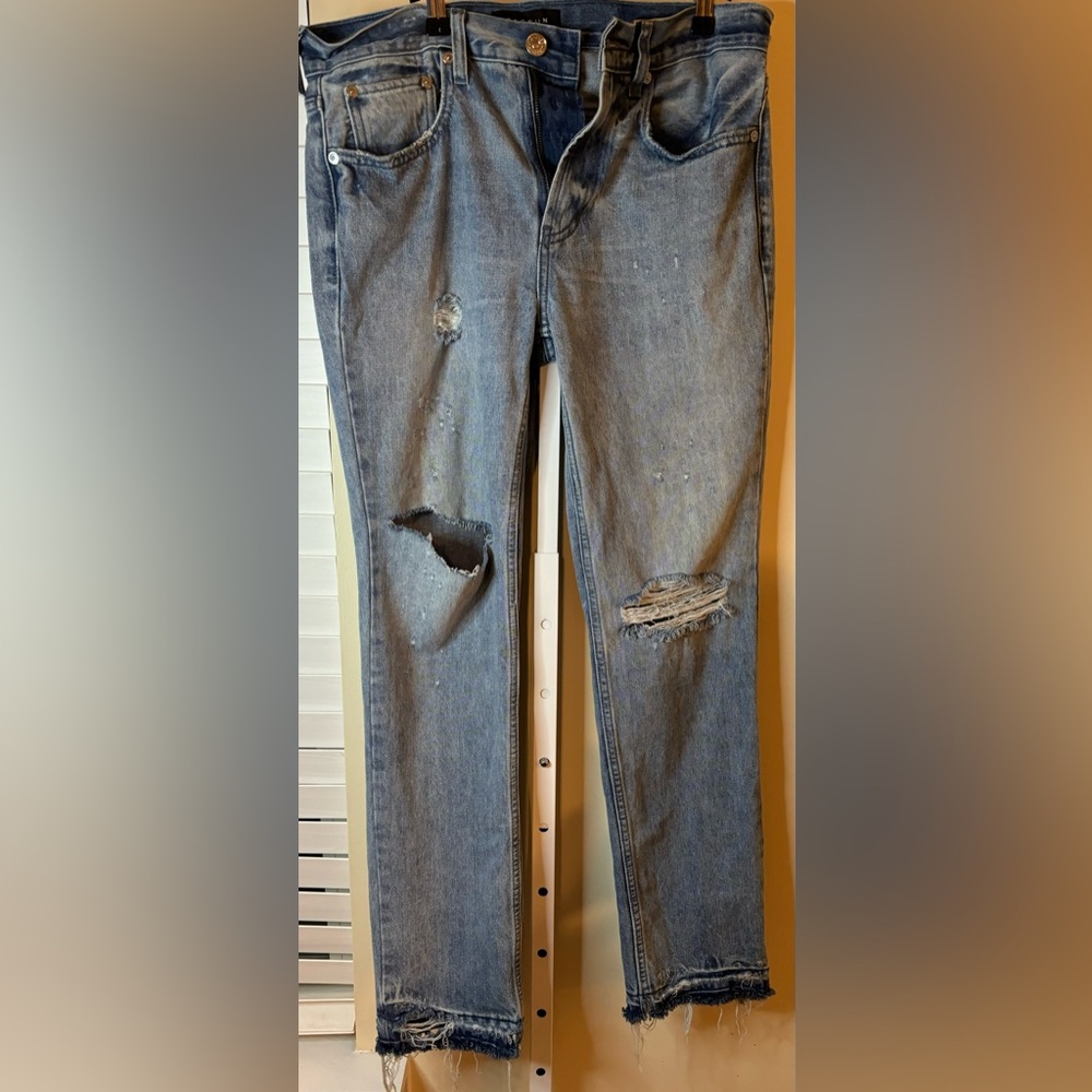 PAC Sun Slim Fit Mens Distressed Jeans-Size 30x30
